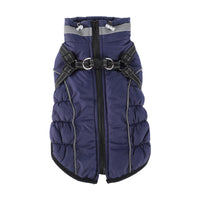 Warm Reflective Traction Coat Plus Fleece Waterproof Jacket