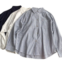 Women's Lapel Pocket Simple Fashion Embroidered Shirt