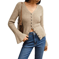 Slim-fit, Elegant, Classy, Casual, Versatile Long-sleeve Sweater