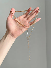 Geometric Round Pendant Multi-Layer Necklace For Women