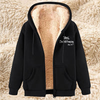 Men's Fleece-lined Hoodie With Thickened Lamb Wool For Winter