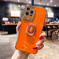 Electroplated Mobile Phone Shell Bear Bracket Fine Hole
