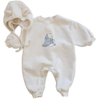 Bodysuit Cartoon Bear Cotton Romper