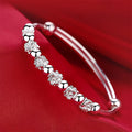 Push-pull Opening Happiness Blooming Plum Blossom Bracelet Internet-famous