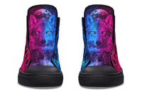 Printed Couple High-top Canvas Shoes