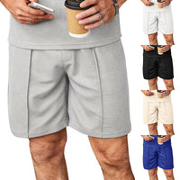 Men's Summer Plus Size Straight Leg Casual Shorts