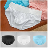 Men's Underwear Men's Mid-waist Modal Thread Underwear Briefs Breathable Anti-pinching Hip