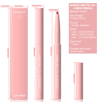 12 Colors Easy To Color Velvet Matte Lip Liner