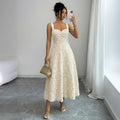 Elegant Embroidered Slip Dress For Women
