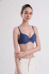 Women's Underwear French Hook And Eye Closure With Steel Ring Gathering Bra