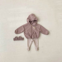 Children's Baby Fashion Casual Loose Zipper Sweater Coat