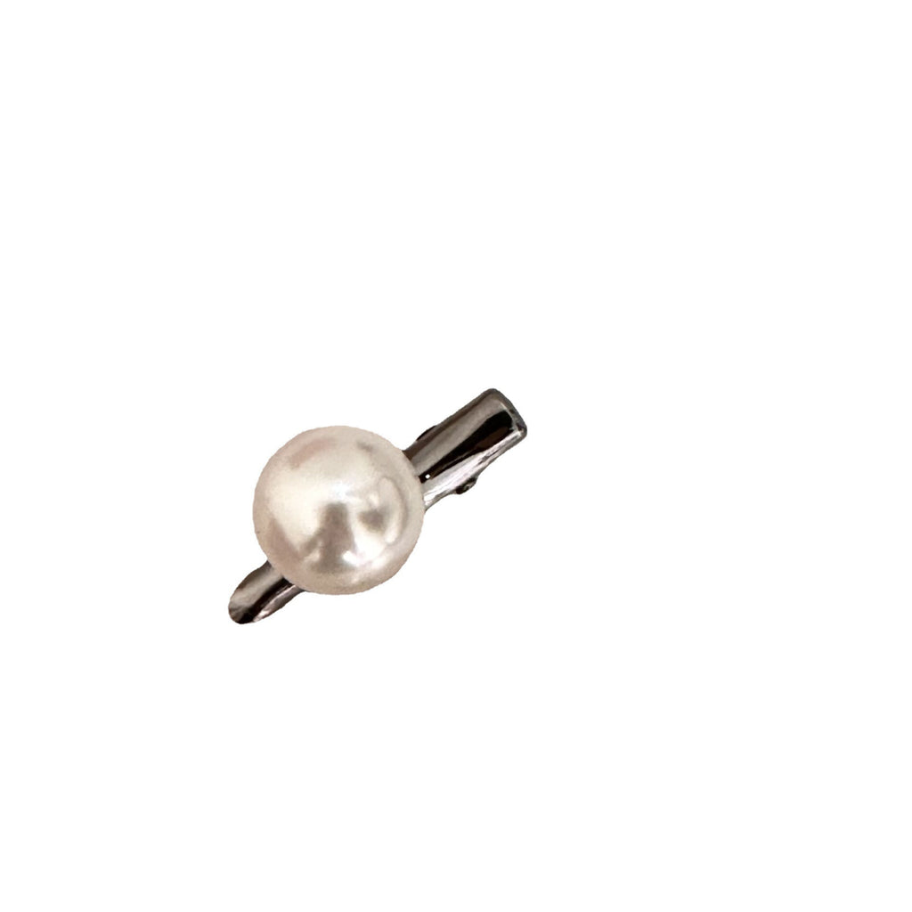 Side Pearl Buckle Hairpin Small And Exquisite