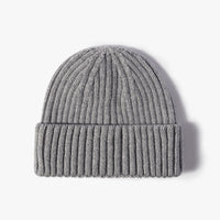 Knitted Cuff Short Fisherman Hat Mens Womens Winter Warm Beanie
