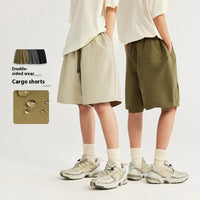 Double-sided Workwear Shorts Loose Street Basic Casual Shorts