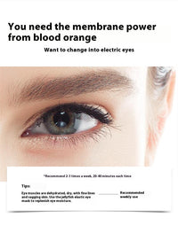 Moisturizing Red Juice Orange Eye Mask Skin Rejuvenation Eyes Mask Refreshing Facial Skin Care