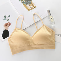 Little Bear Beauty Back Strap Wrapped Chest Tube Top Girl Without Steel
