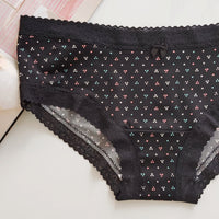 Polka Dot Dots Milk Silk Nylon Women's Briefs