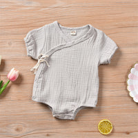 Mountaineering Suit Baby Summer Short-sleeved One-piece Suit