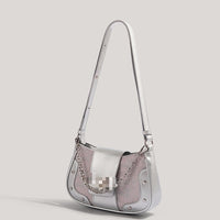 Fashionable Crossbody Shoulder Or Underarm Mini Square Bag