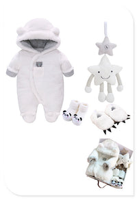 Baby Thickened One Piece Romper One Year Old And Full Moon