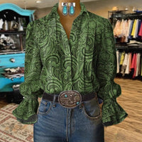 Fashion Casual Retro Formal Women's Shirt