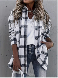 Women's Casual Button Fashion Shirt Coat