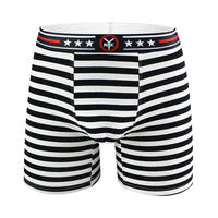 Men's Cotton Boxer Strip Low Waist Panties