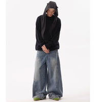 Retro Distressed Loose High Street American Jeans