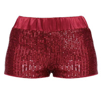 European And American-style Heavy-work Sequined Shorts For Women