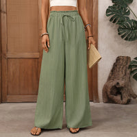 Women's Fashion Lace-Patchwork Casual Wide-Leg Pants