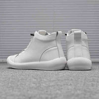 Men's Leather High-top Casual Ankle Boots