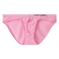 Men's Front Fastening Leak Breathable Low Waist Sexy Ice Silk Briefs