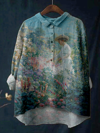 Women's Fashion Individual Casual Animal Print Shirt
