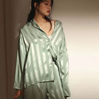New Loose-fitting Korean-style Long-sleeve And Long-pants Loungewear Set