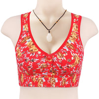 Middle-aged And Elderly Women's Front Button Cotton Vest