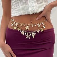 Beach Shell Tassel Body Chains Bohemian Holiday Big Starfish