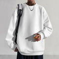 Trendy Small Square Round Neck Casual Loose Knit Long Sleeve Top