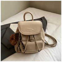 Preppy-style Commuter Backpack Fashionable And Vintage Travel Bag