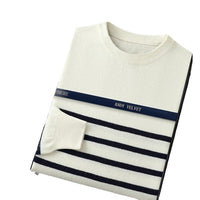 Casual Men's Striped Round Neck Sweater