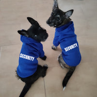 Solid Color Simple Warm Printed Pet Clothes