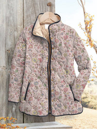 Women's Fashion Tuck Flower Digital Printed Female Cotton Clothing