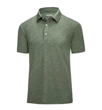 Men's Comfortable Breathable Short-sleeved Lapel Polo Shirt