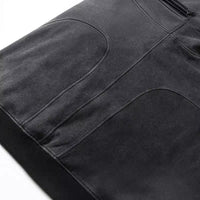Retro Dark Gray Zipper Hip Hop Men And Women Couple