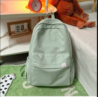 Cute Candy-colored Backpack High School Simple Large-capacity Backpack