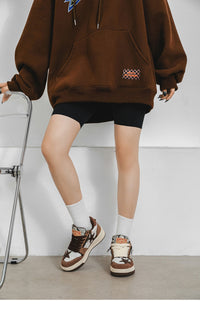 Brown Star Retro Board Shoes For Men