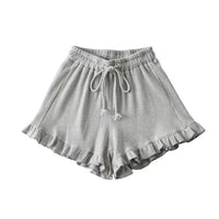 Versatile Casual Women's Lace Elastic Waist Shorts