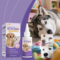 Pet Eye Drops Gently Care For Cats And Dogs' Eye Tear Stains, Tear Marks, And Eye Discharge