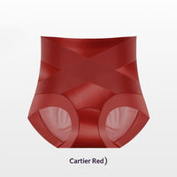 Womens Mid-to-High-Waist Seamless Light-Shaping Butt-Lifting Ultra-Thin Silk-Crotch Underwear