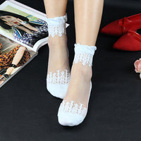Women's Invisible Lace Women Silicone Anti-slip Socks