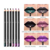36 Color Lip Liner Waterproof Non-smudge Nude Color
